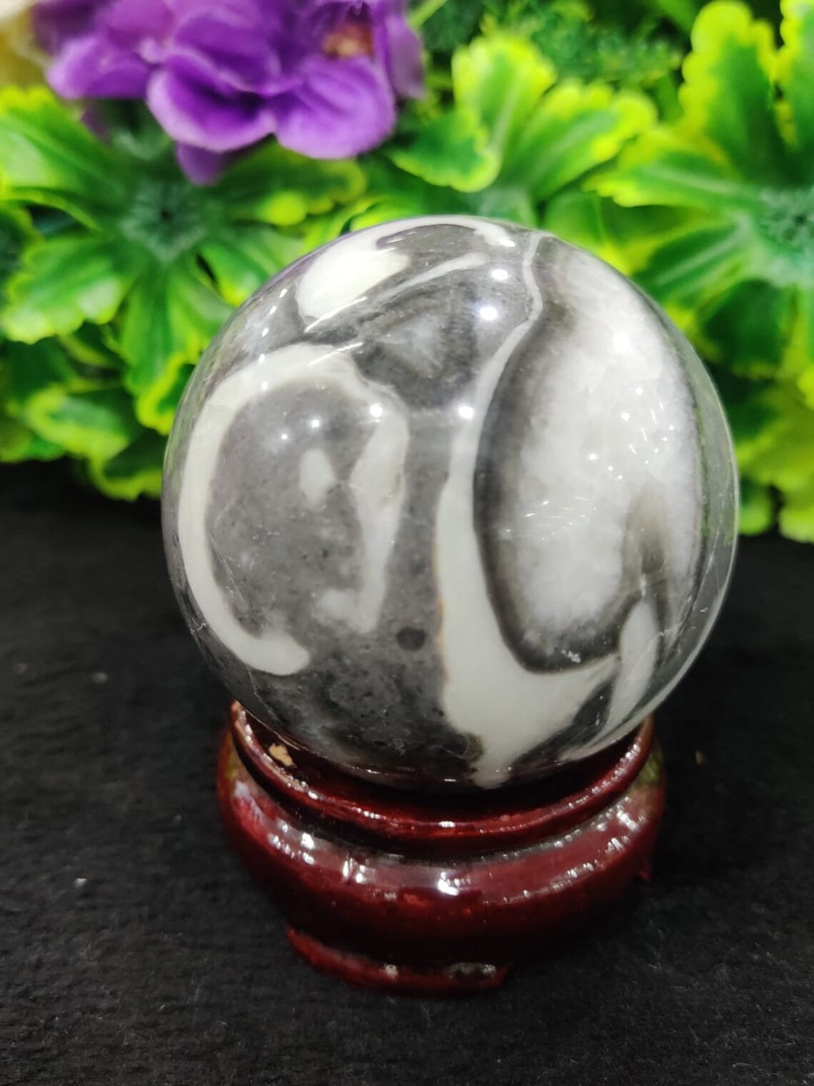 Beautiful Thousand Eye Jasper Sphere/ Orb/ Ball Healing Etsy