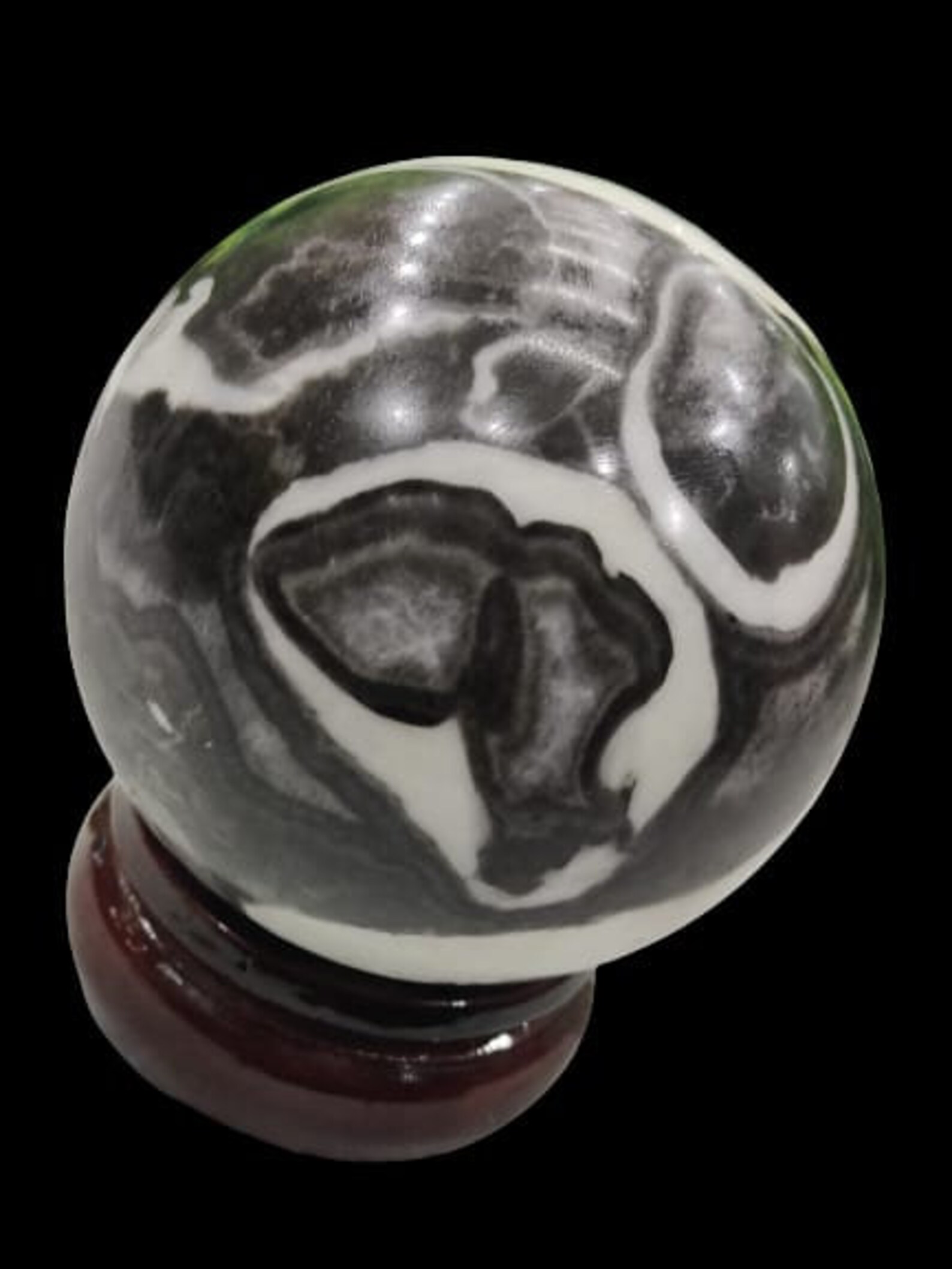 Beautiful Thousand Eye Jasper Sphere/ Orb/ Ball Healing Etsy