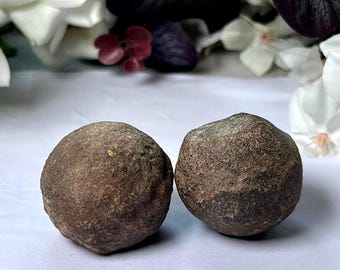 Par de mármol Moqui: Piedras chamánicas para el equilibrio (132 gramos)