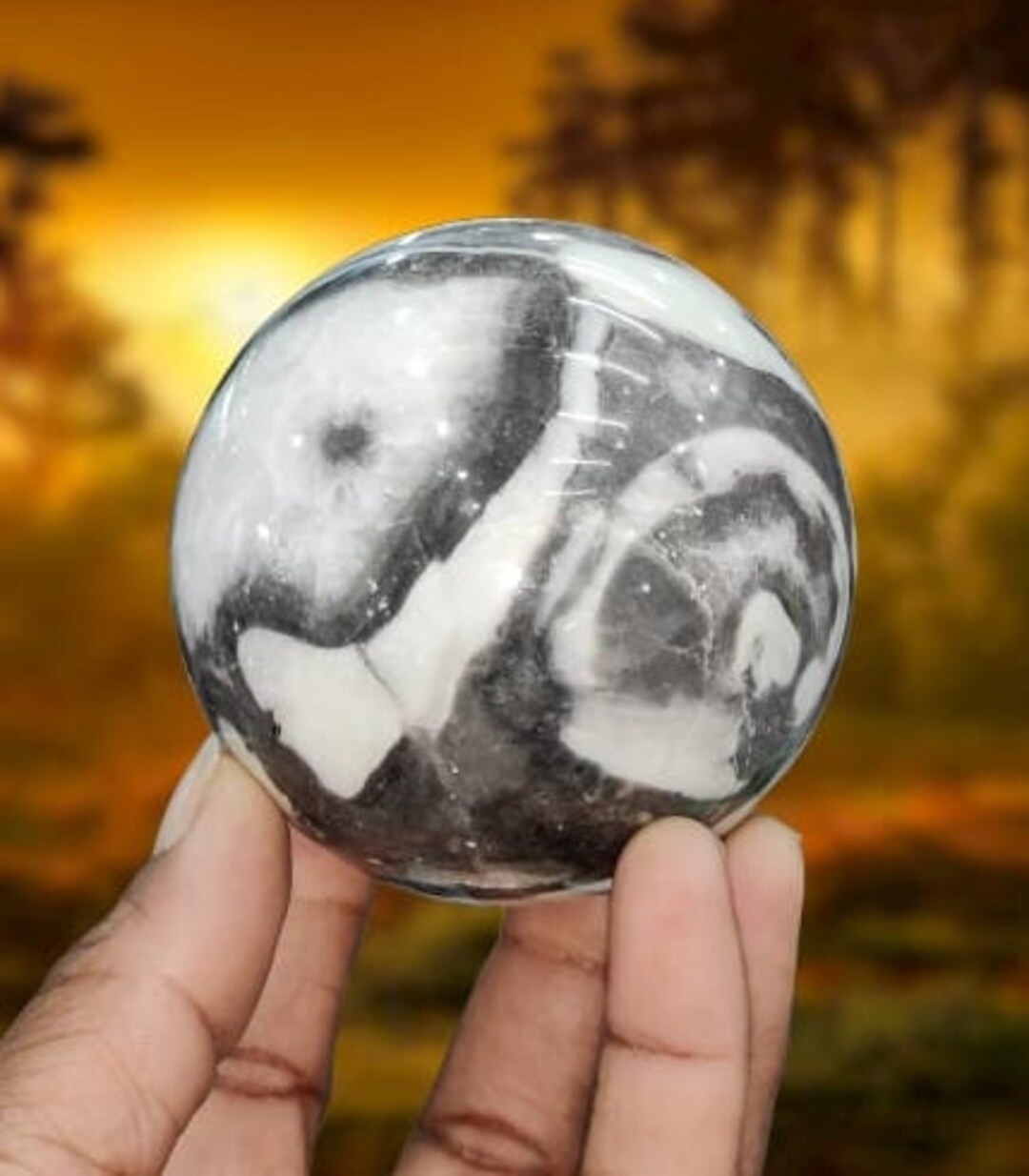 Beautiful Thousand Eye Jasper Sphere/ Orb/ Ball Healing Etsy