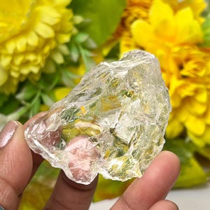 290 Carat Phenakite Crystal: Rainbow Record Keeper Stone