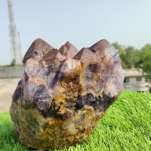 RAR Auralite 23 Crystal Point: Roter Hämatit Altarstein (3767 Gramm)