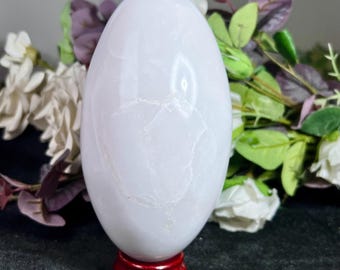 Petalite Angels Crystal Stone Lingam 1646 Grams