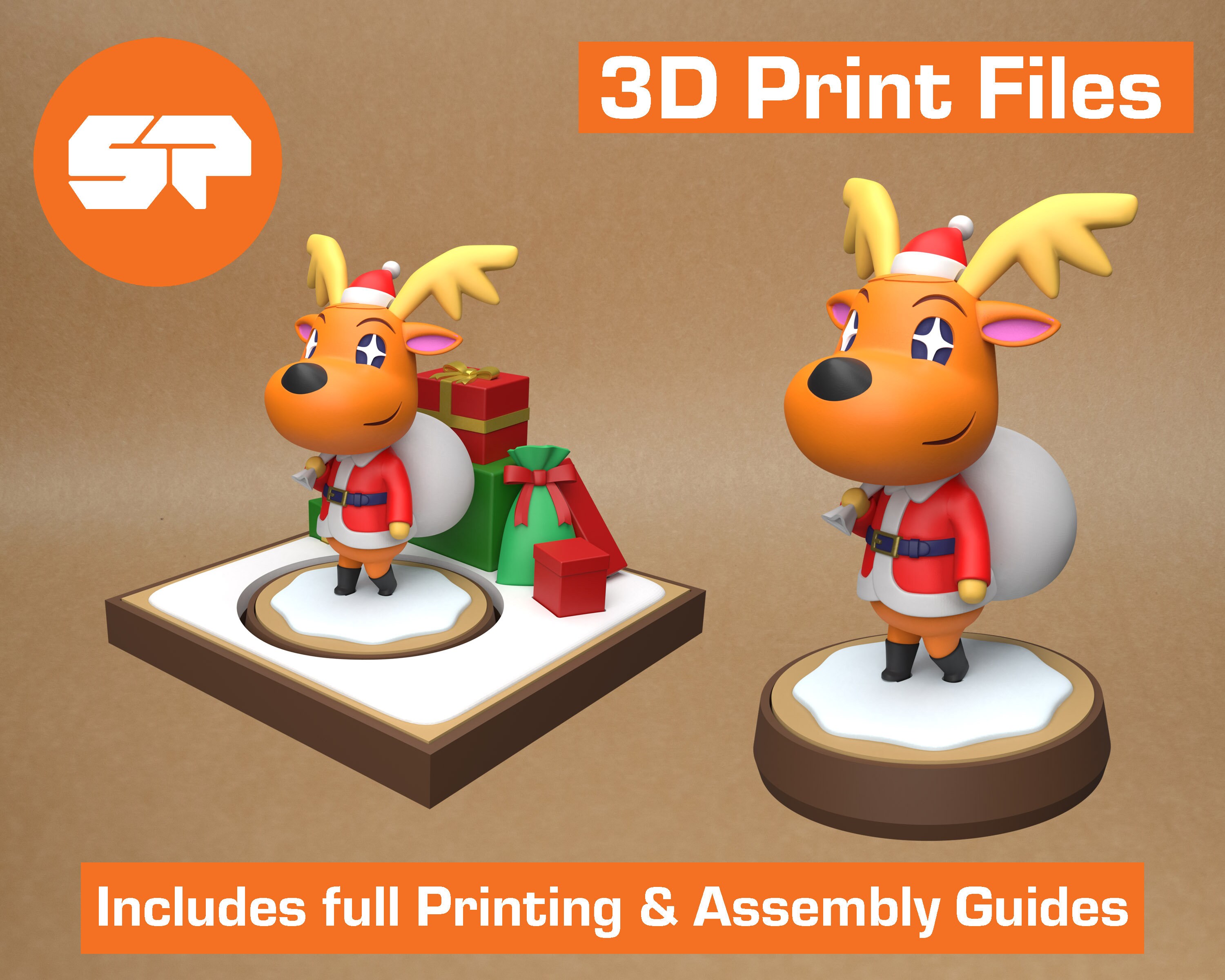 Animal Crossing Jingle 3D Model STL File for 3d Printing 3d Printable