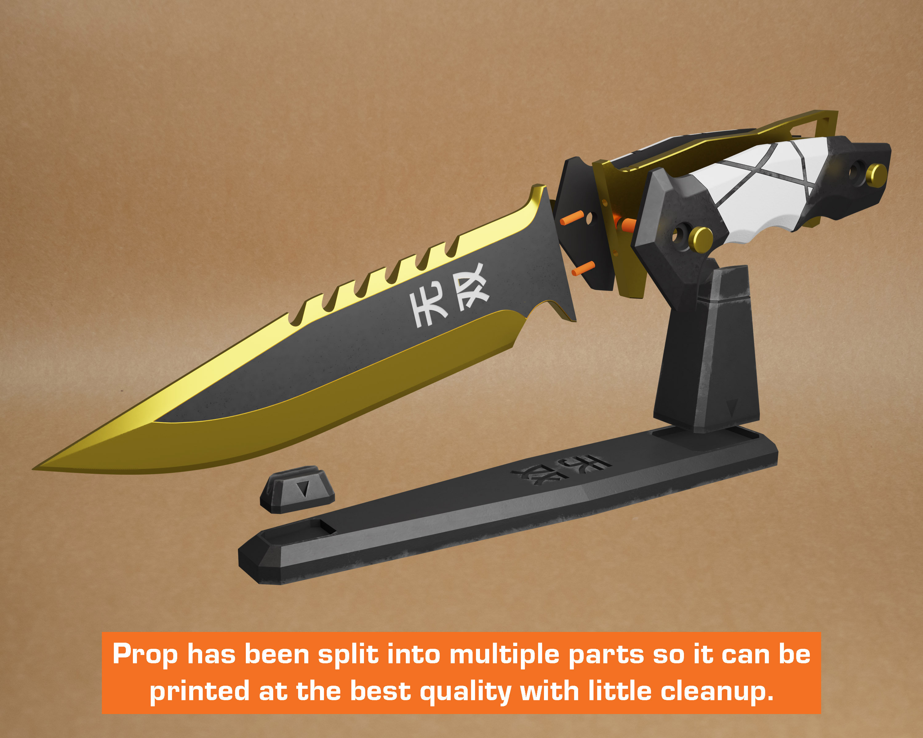 Valorant Reaver Tactical Knife 3d Model For Printing 3d Model 3d Vrogue