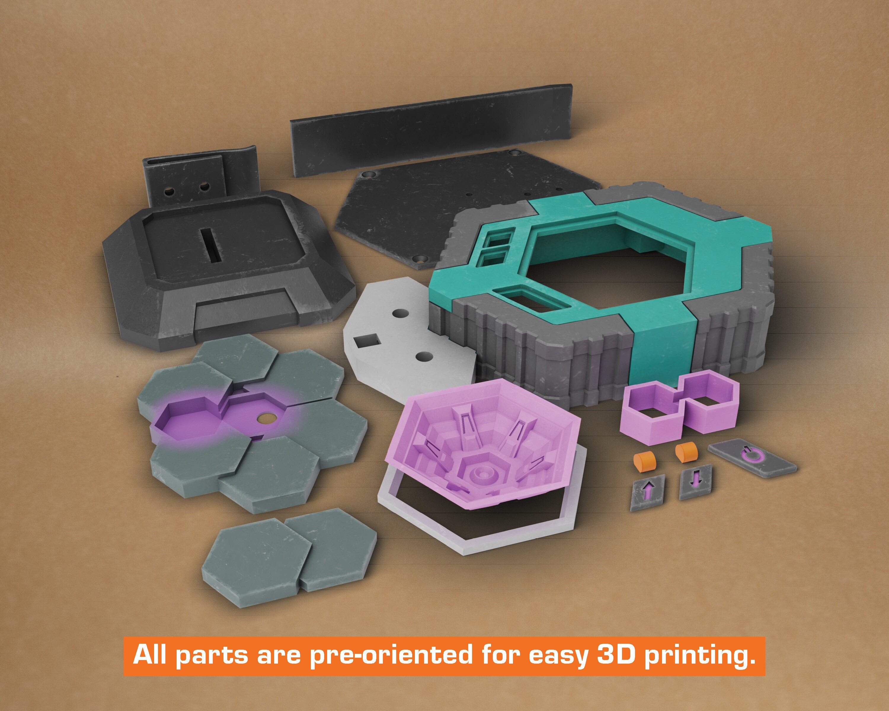 Borderlands Turtle Shield 3D Model STL File for 3D Printing 3D ...