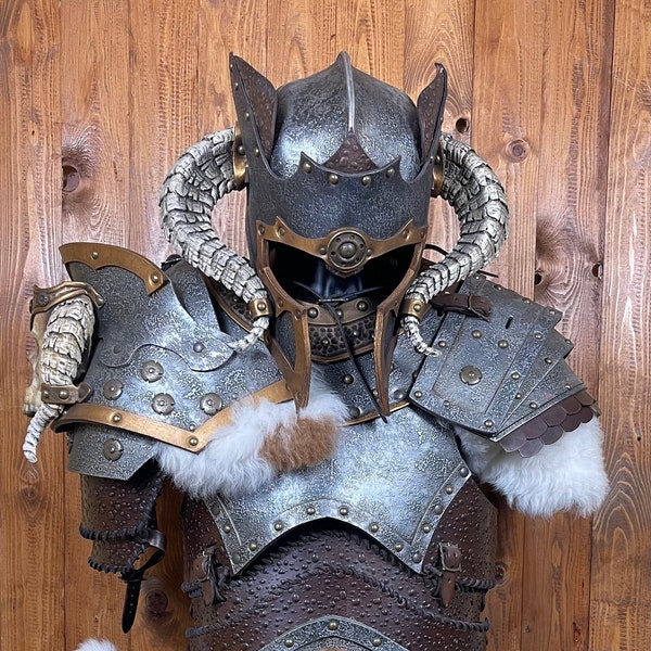 PROMPT DELIVERY Diablo Barbarian Leather Armor - Handcrafted - Perfect for LARP, Cosplay, Cinema and Theatre