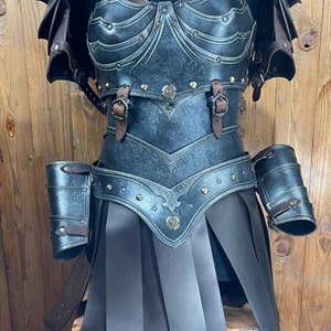 LILITH Leather Female Armor Set Perfect for Role Play Cosplay and ...