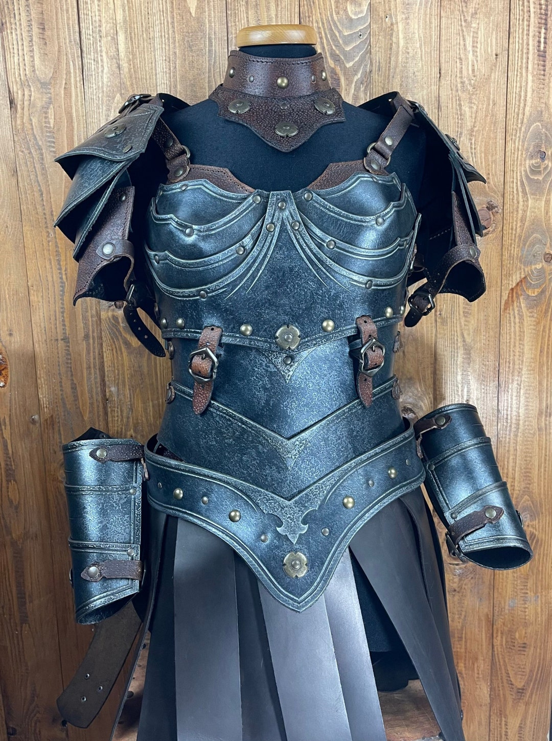 LILITH Leather Female Armor Set Perfect for Role Play Cosplay and