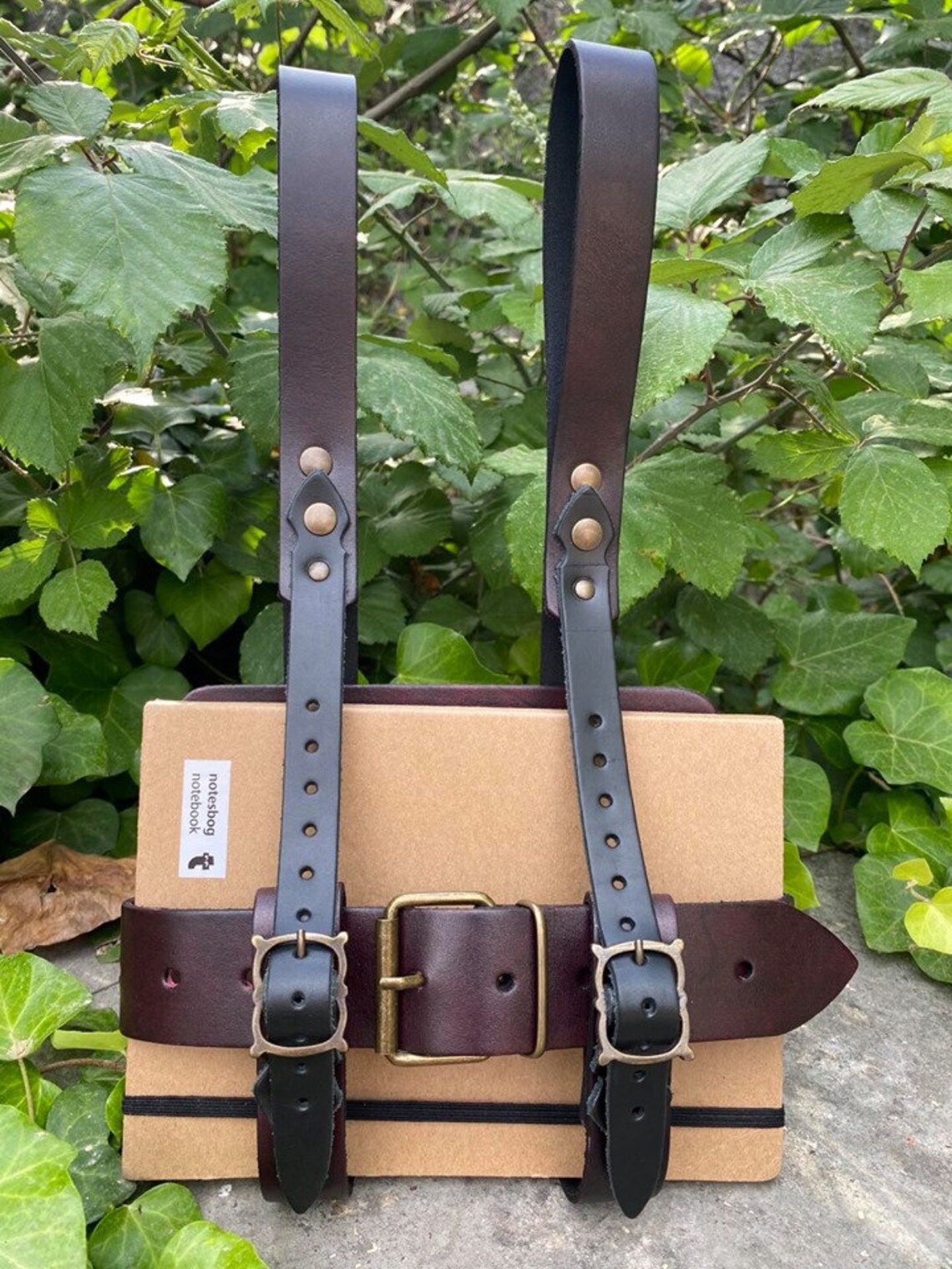 Decorated Book Holder Made in Leather Perfect for Role Play Etsy