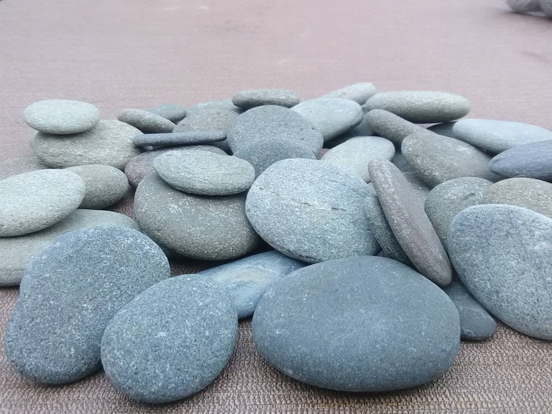 20 Flat Rocks1 Inch to 2 Inch Flat Stones Stones Cairn - Etsy