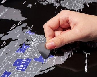 Map Places Ive Been Large Places We've Been Map Places Ive Been Map Places | Etsy