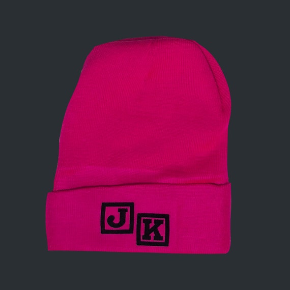 hot pink winter hat