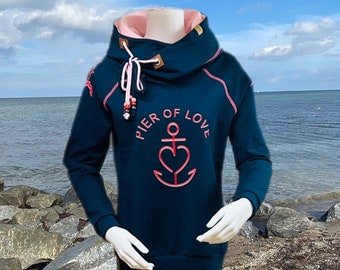 Damen Hoodie Gr. 38 Pier of Love