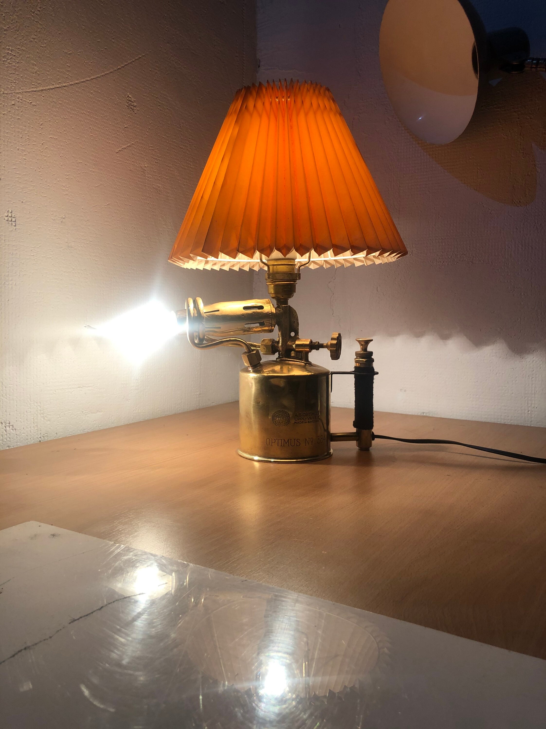 Optimus Blowtorch Lamp Restored in a Table Lamp Etsy UK