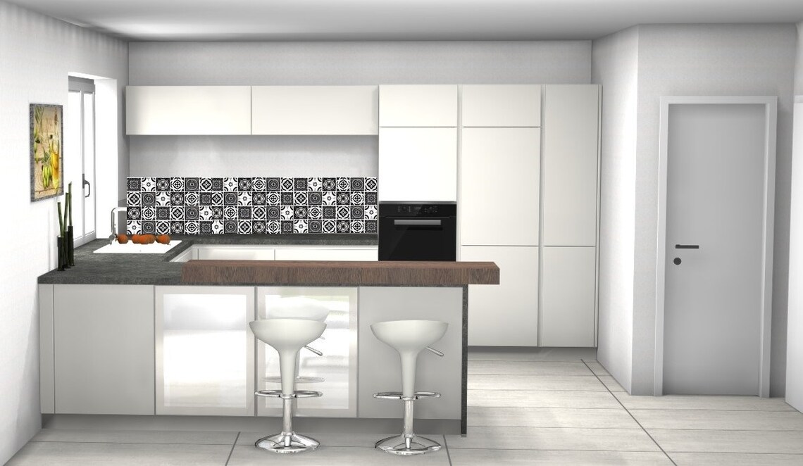 18 Premium Black-white Mexican Tiles Handpainted Talavera - Etsy