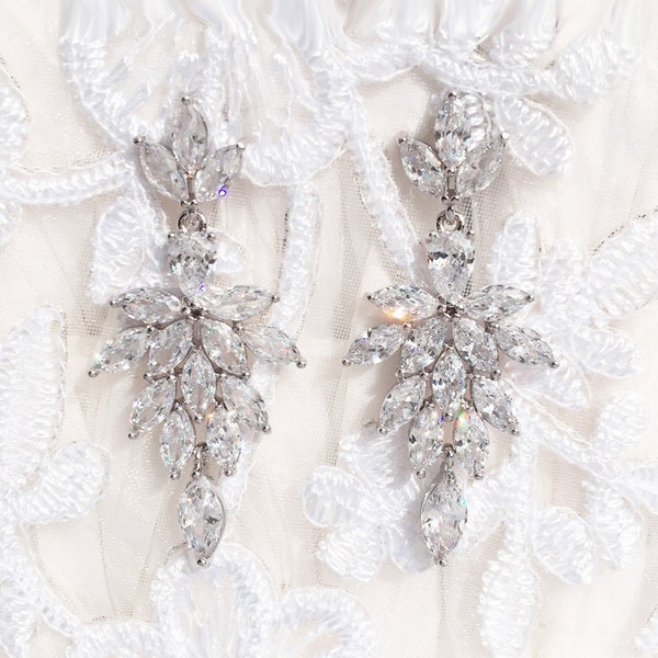 Bridal Drop Earrings - Etsy