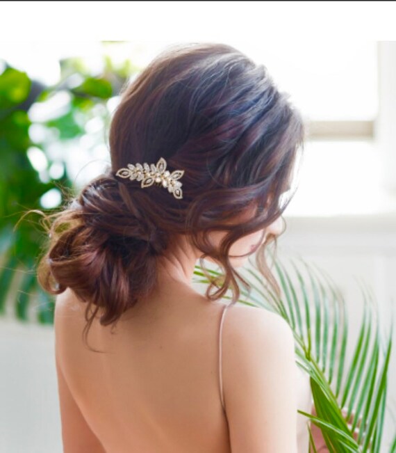 Mariell Haarkamm Mit Rose Gold & Kristall – Elegant Für Hochzeit, Abschlussball & Besondere Anlässe