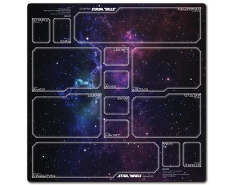 Star Wars Unlimited 2 Player Playmat - 25" x 25" Neoprene Mat - Space - Planet