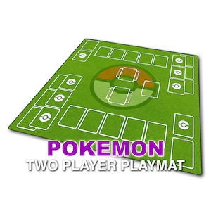 Pokemon TKG 25x25 Spielmatte mit Card Zones, Stadion, Geschenke für Geeks, Neues Higher Auflösung Design