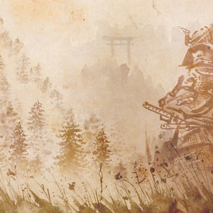 Speelmat - Samurai - Kaartspellen - Bordspellen - Tafelbladspellen - Geweldige cadeaus voor nerds