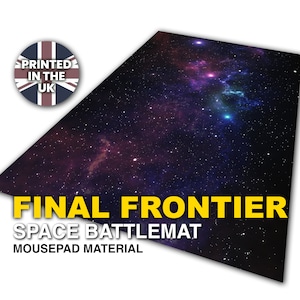 Tapis de combat spatial - Final Frontier - Plusieurs tailles - Matériau du tapis de souris - Néoprène - Star Wars - X-Wing - BFG