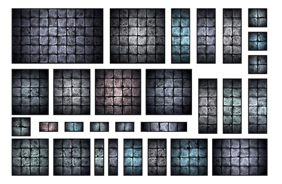 dungeon-tiles-basic-dungeon-dungeons-and-dragons-etsy
