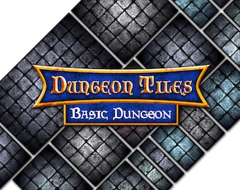 Dungeons and Dragons - Dungeon Tiles - Basic Layout - Neoprene Mats