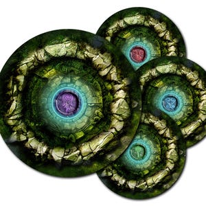 AOS Objektive Marker Set - Forest Portal - Neoprenmatten