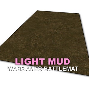 Muddy Field Wargaming Battlemat - Neoprene Mat - Multiple Sizes