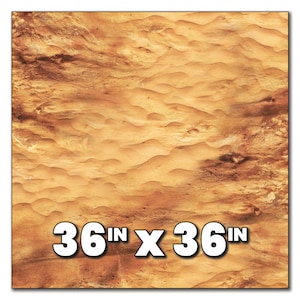 36&quot; x 36&quot; Desert Wargaming Battlemat - Neoprene Mat