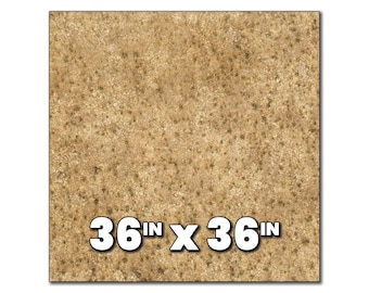 36" x 36" Desert Scrub Wargaming Battlemat - Neoprene Mat