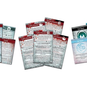 Conjunto de cartas de referencia - L5R RPG - La Leyenda de los Cinco Anillos