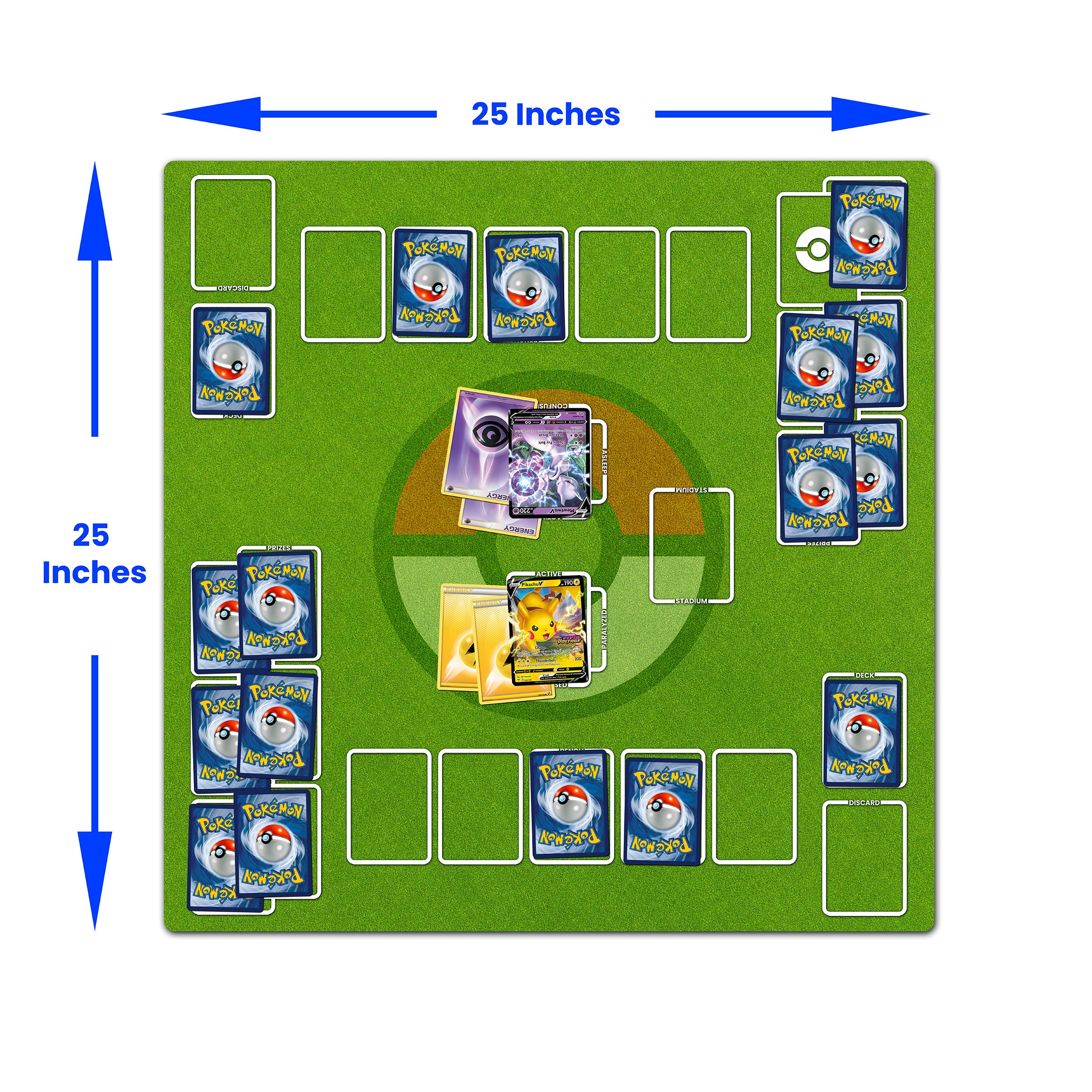 Pokemon TCG 2-player Stadium Playmat - Neoprene Mat - Etsy UK