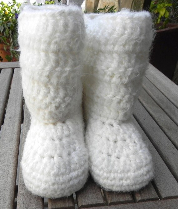 Botas de ganchillo para bebé | Etsy