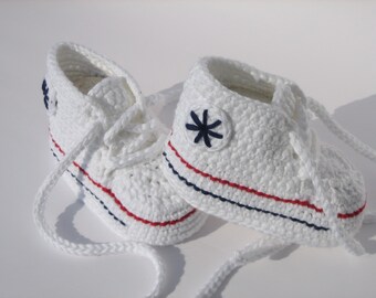 Clothes & shoes for baby, sneakers for girls and boys, baby shoes, handmade. white from 8.5-10.5 cm