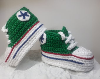 Kleidung und Schuhe für Baby, Sneaker für Mädchen und Jungen, Babyschuhe, Strickschuhe, Dunkelgrün,   8.5-10.5 cm,