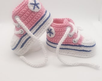 Baby shoes, baby shoes, clothing and shoes for children, sneakers for girls, in pink, 8.5 - 10.5 cm