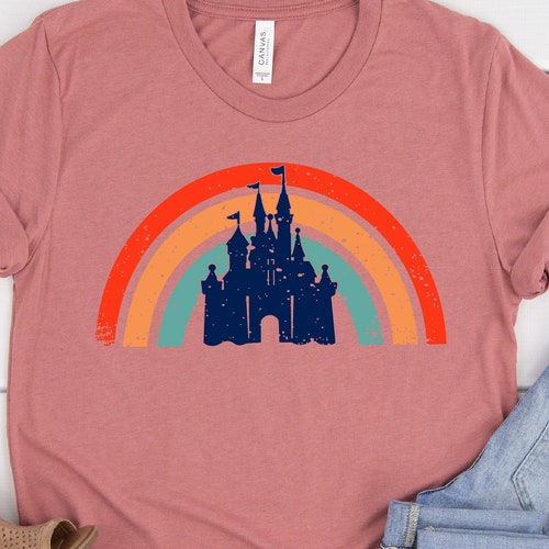 Retro Disney Shirt Disneyland UNISEX SHIRT Disney Castle Etsy