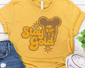 C3PO Shirt, Star Wars Shirt, Disney Shirt, Funny Disney Shirt, Galaxy's Edge Shirt, Stay Gold Shirt, Adult Disney Shirt, Funny Disney Shirt