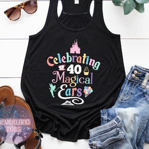 Custom Disney Birthday Tank Top, Disney Birthday LADIES TANK TOP, Disney Tank Top, Disneyland Tank, Disney Birthday Girl, Magical Ears