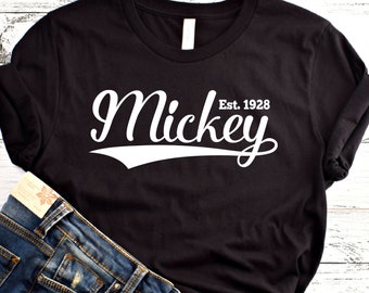 Mickey Mouse UNISEX SHIRT, Disney Shirt, Mickey Established Shirt, Adult Disney Shirt, Funny Disney Shirt, Dad Disney Shirt