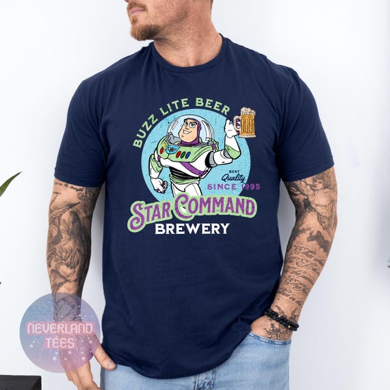 Star Command Brewery Shirt, Toy Story Beer Shirt, Disney World Shirt, Buzz Lite Beer Funny Disney Dad Shirt, Hollywood Studios