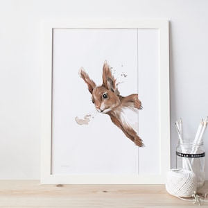 SQUIRREL / Fine-Art-Print / Giclée Print / Watercolour-Print / Poster / A5 / A4 / A3