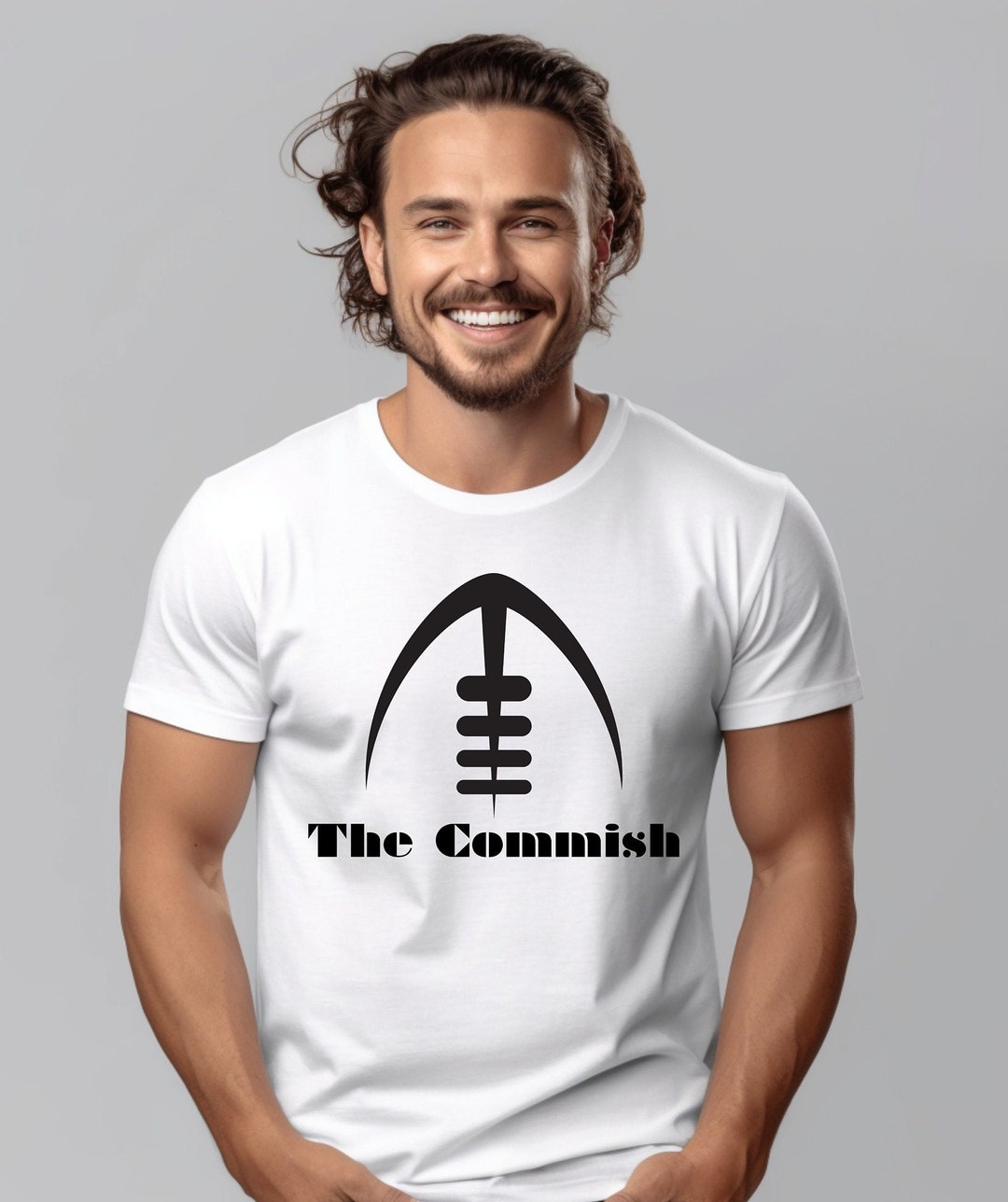 Men's Fantasy Football Shirt, Football Shirt, the Commissioner, Fantasy