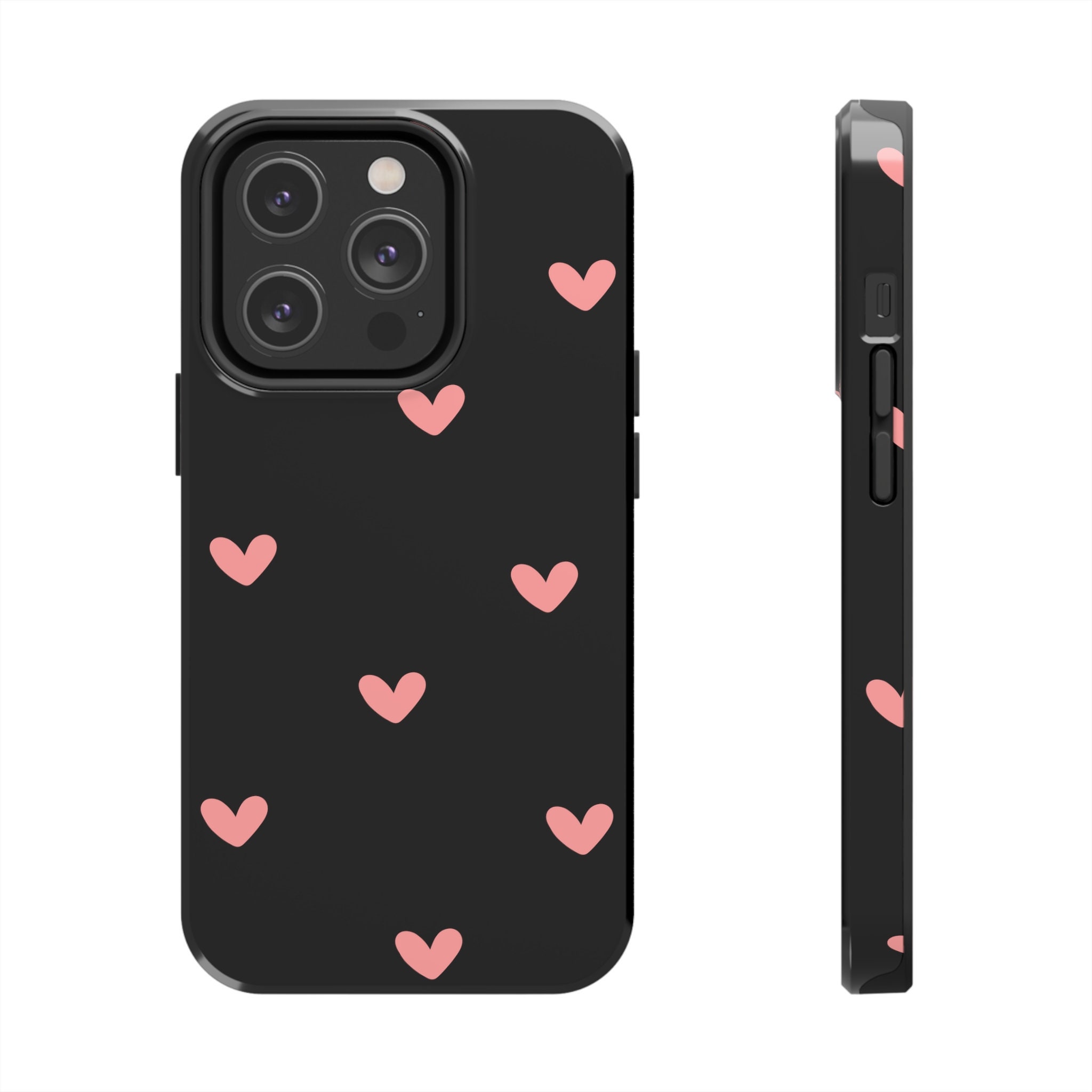 Cute iPhone Case Cute Samsung Galaxy Phone Case Hearts Phone Etsy