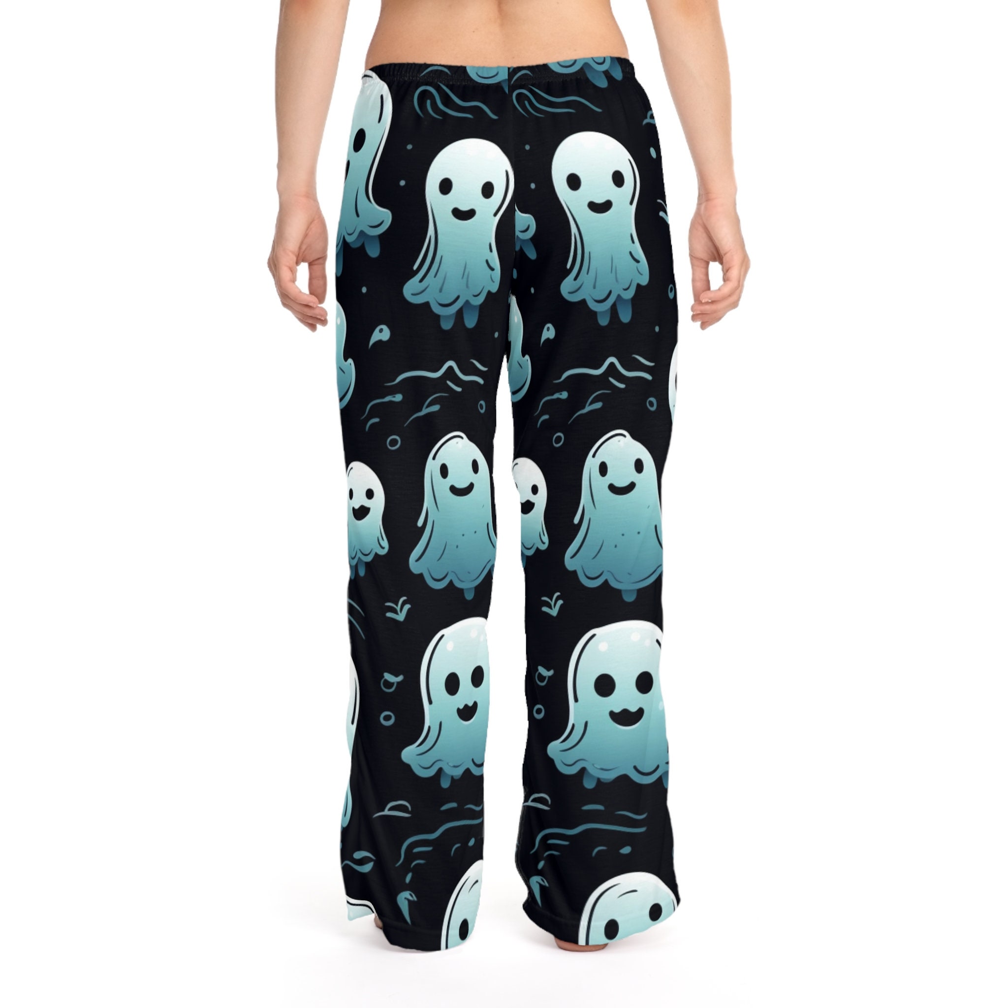 Halloween Pajama Pants Ghost Halloween Pajamas Trick or Etsy