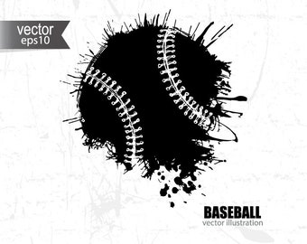 Download Baseball Svg Baseball Silhouette Sport ball Baseball ball ...