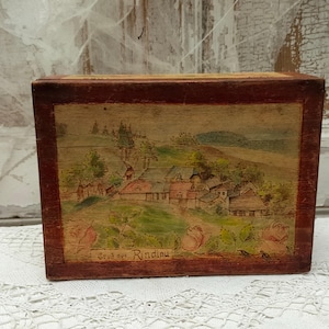 Wooden box, handmade