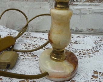 vintage Lampe Onyx